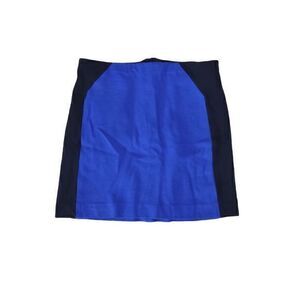 Ann Taylor Blue and Black Stretchy‎ Skirt Size 2